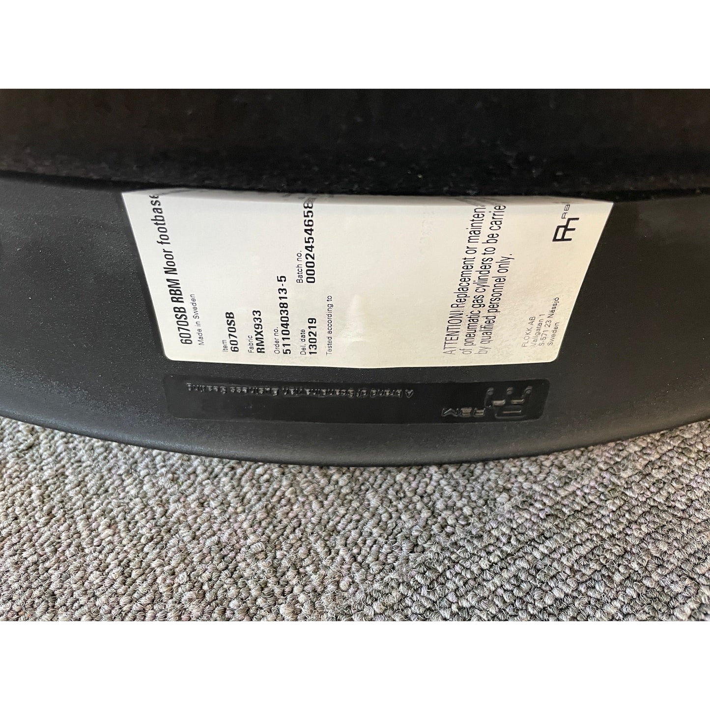 RBM Noor 6070SB møteromsstol, sjøgrønn, høydejusterbar