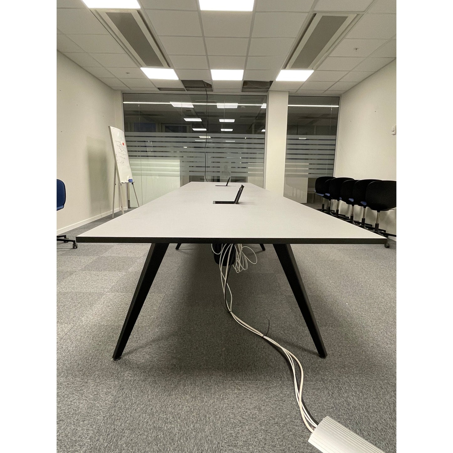 Møtebord fra Svenheim, grå, 480x120 cm