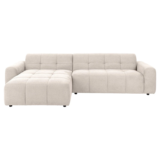 Columbia sofa med sjeselong fra A-Møbler, Caso Sand