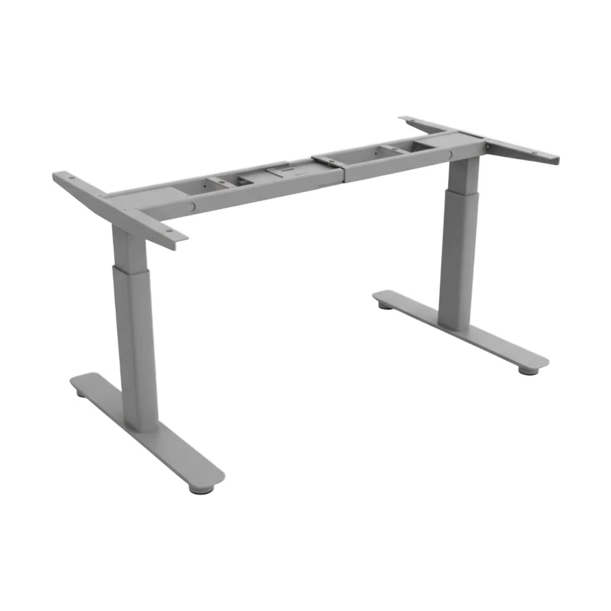 Elektrisk hev/senk understell fra Kinnarps, grått 120-140