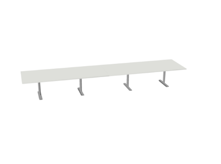Møtebord 600×120/80 cm båtformet