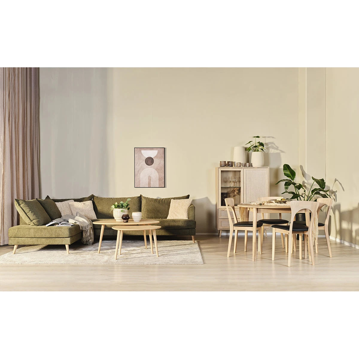 Justin hjørne sofa fra A-møbler, Brego-stoff