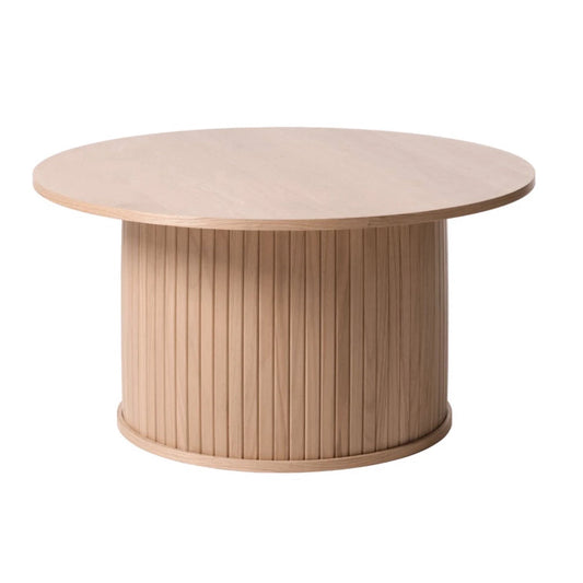 Fiola sofabord fra A-Møbler, beige, Ø90 cm