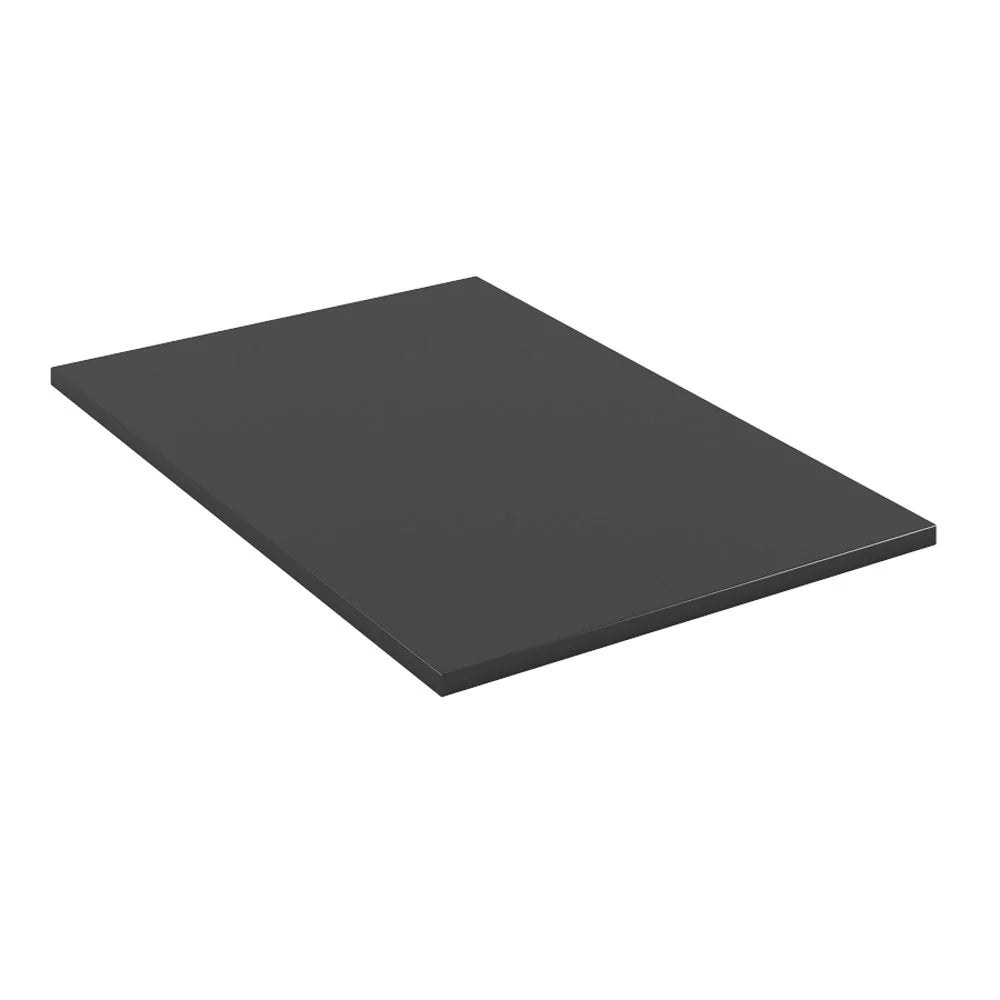 Svart bordplate, 160x80