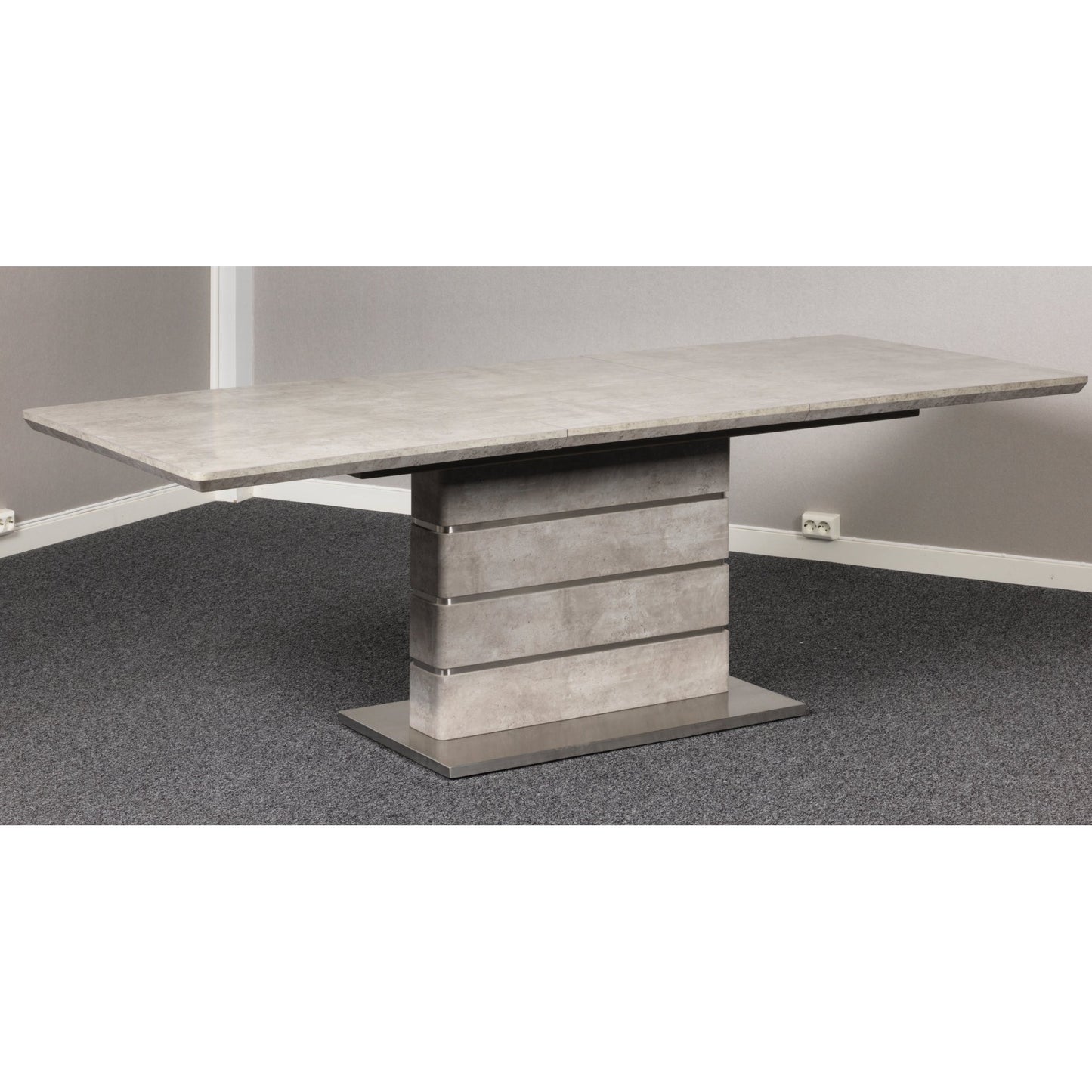 Porto spisebord fra A-Møbler, 160x90 cm, imitert betongfinish