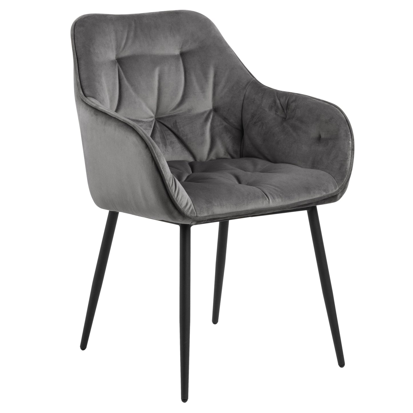 Brooke spisestol fra A-Møbler, 58x55 cm, velour