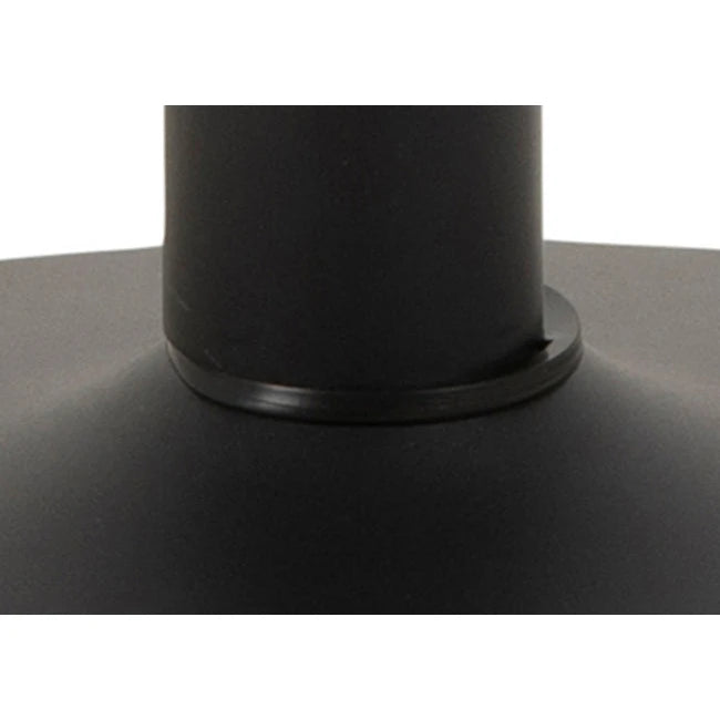 Ibiza spisebord fra A-Møbler, Ø:110 cm, sort marmor print