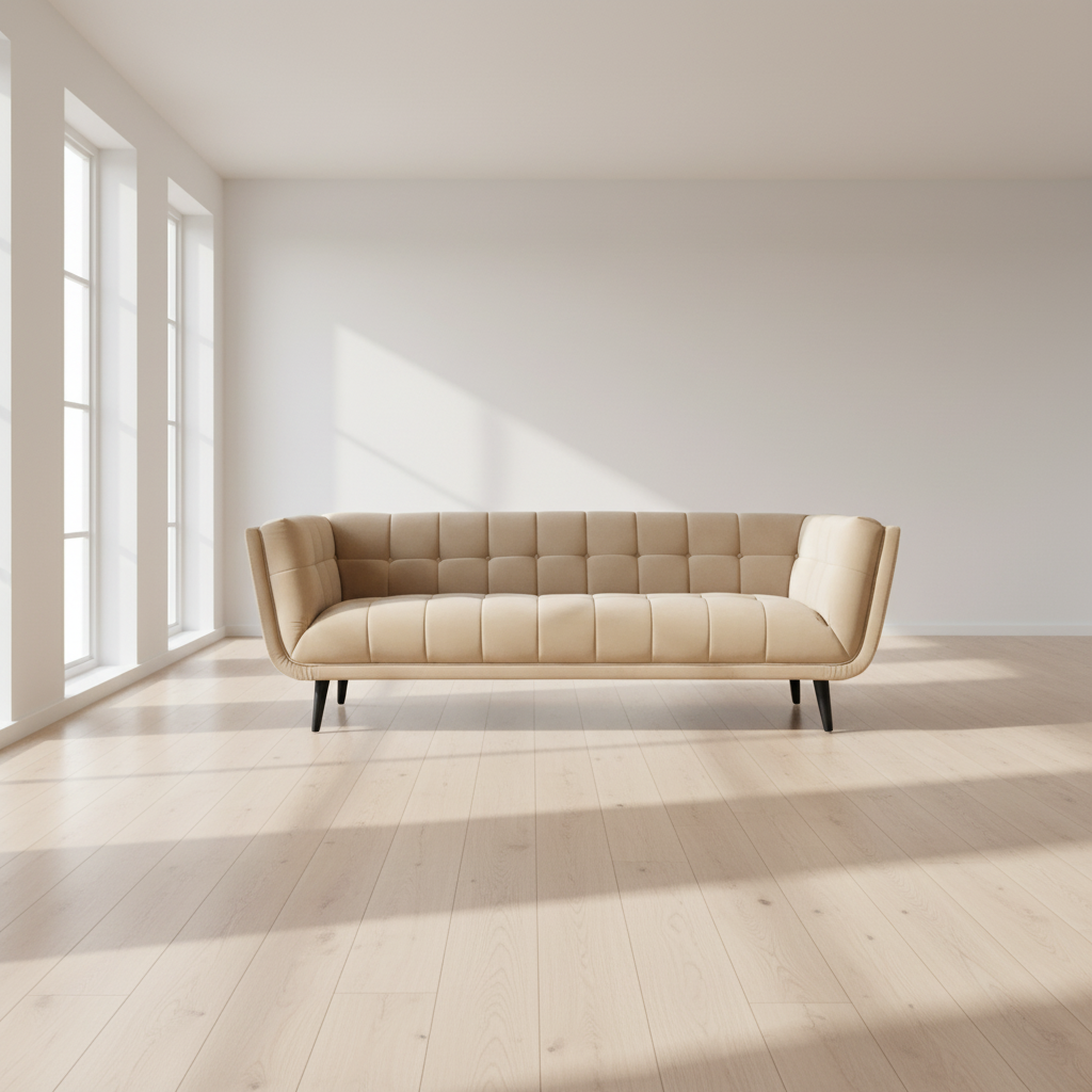 Simon 3-seter sofa fra A-Møbler i beige