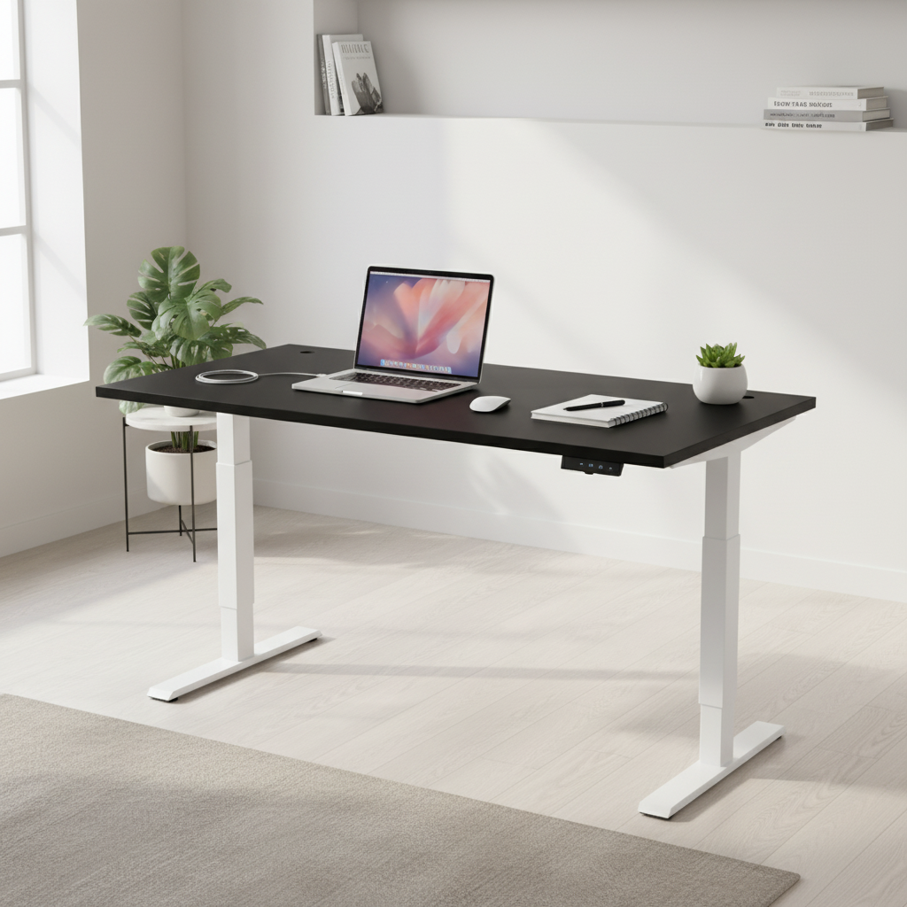 Bordplate 160x80 cm, svart