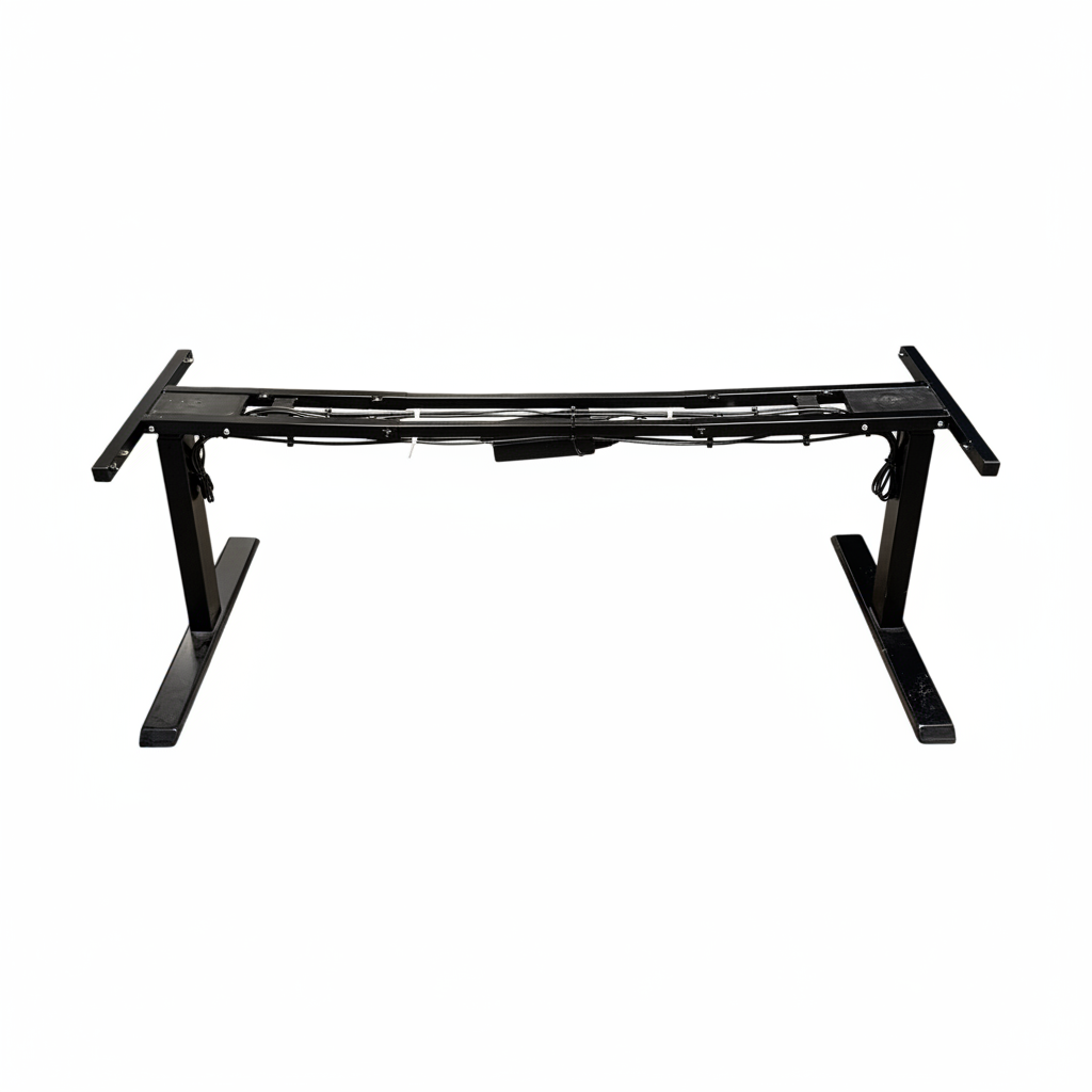 Sort elektrisk hev/senk understell med justerbar sarg