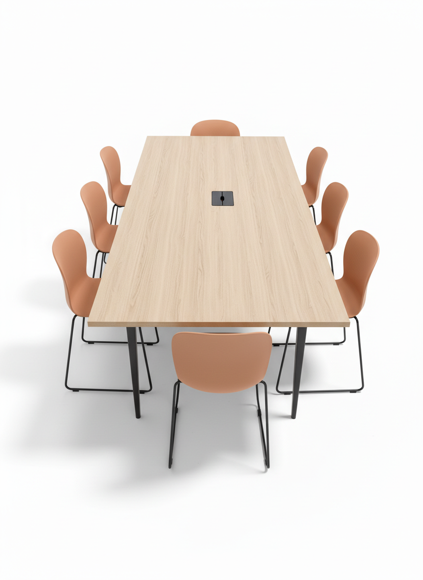 Møtebord fra Holmris i eik, 280x120