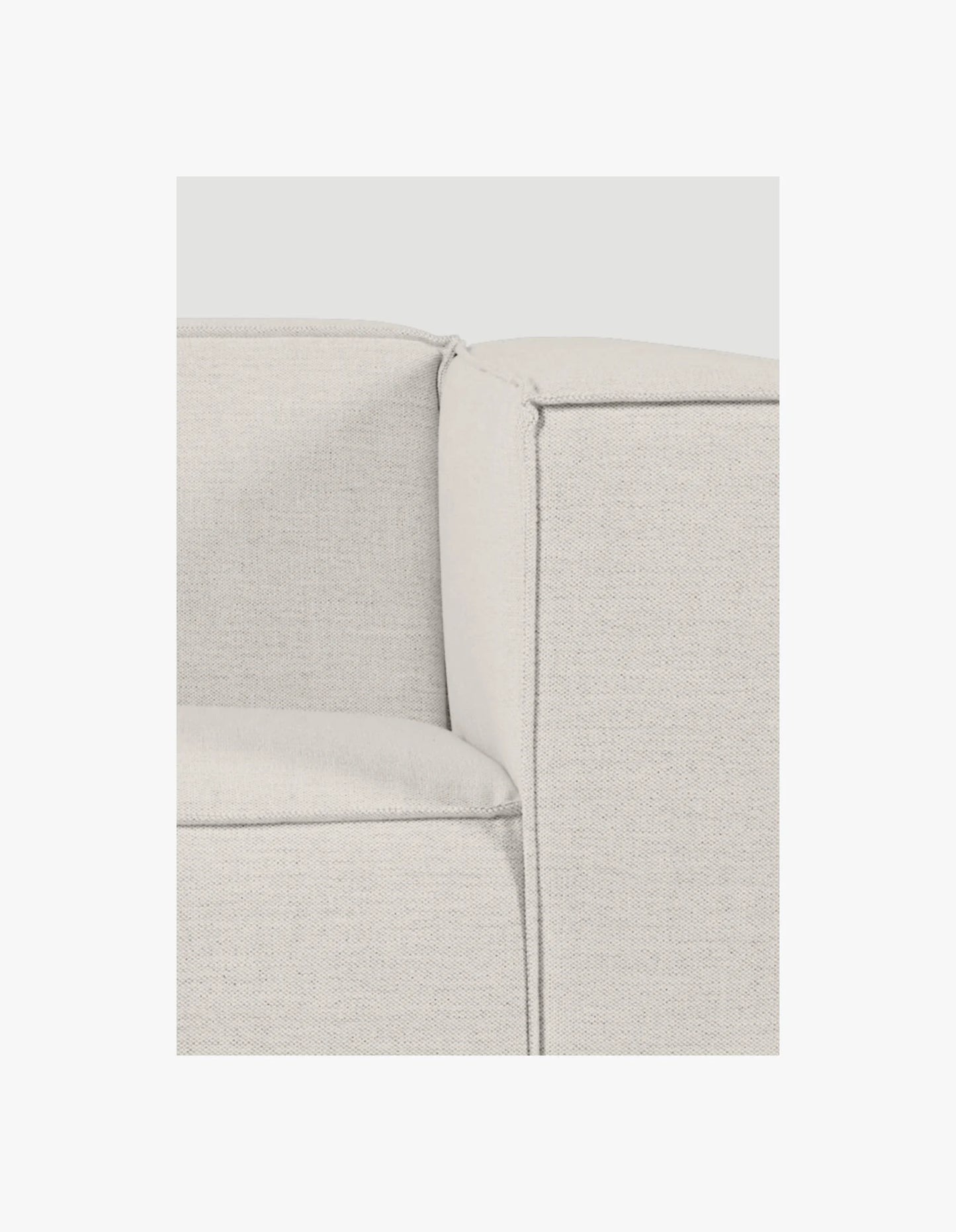 Isa Modulsofa 1,5 seter m/armlene høyre natur - 110x93x73 cm