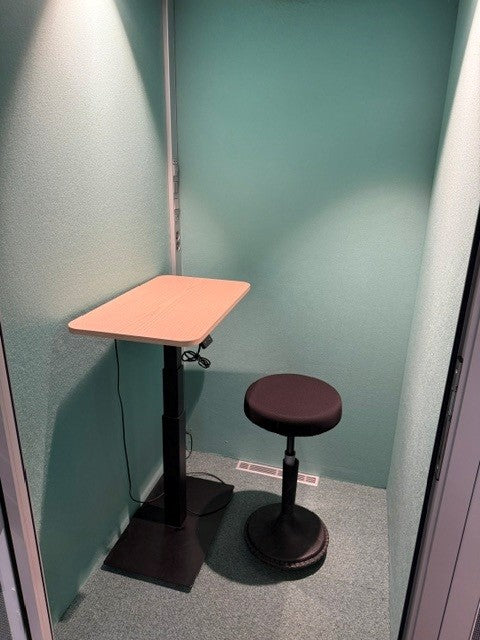 Talk stillerom (pod) fra QuietPod i sølv