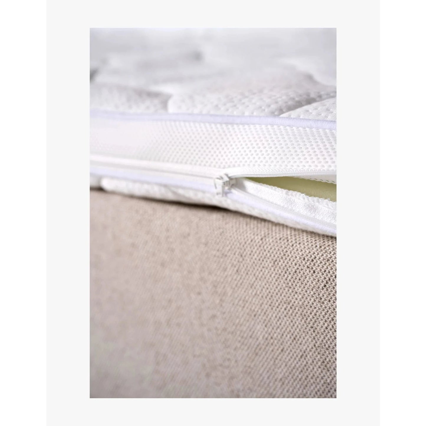 Plus, Nordic rest, Overmadrass hvit - 120x200 cm