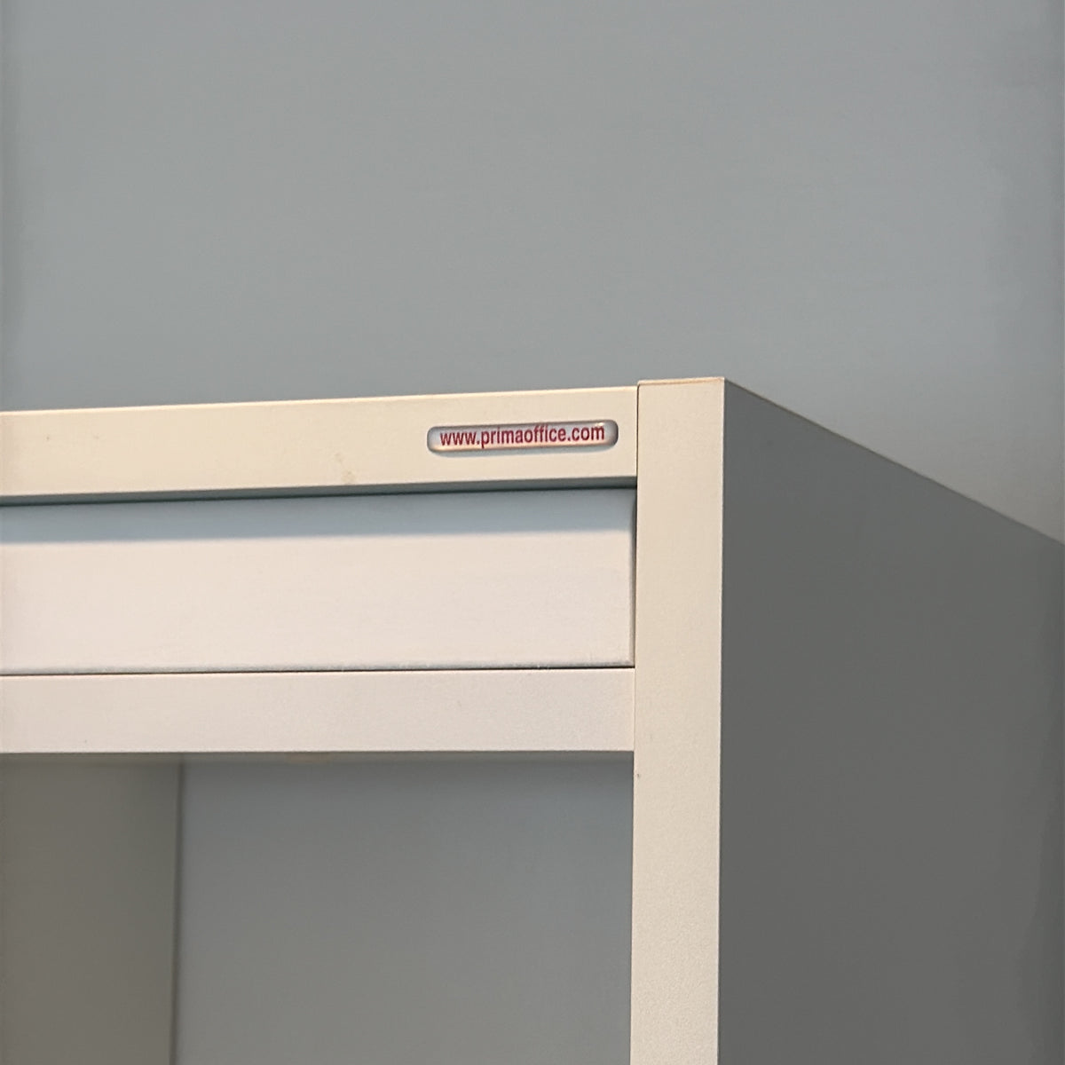 (92x40x184) primaoffice slagdørskap i hvit