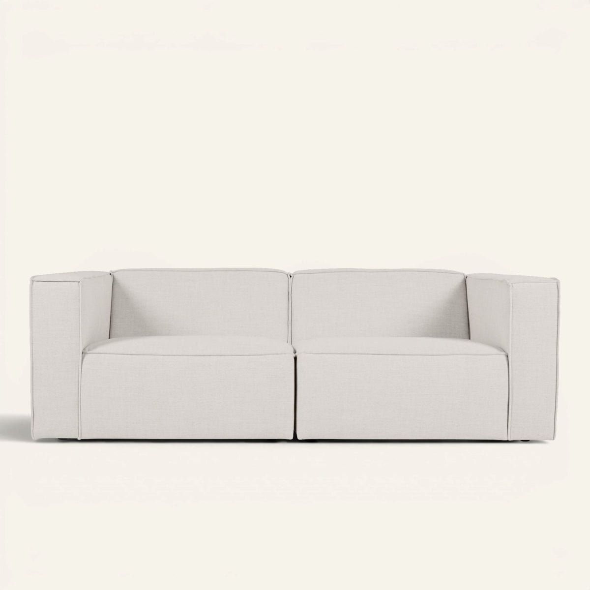 Isa Modulsofa fra Forms & Objects i beige, 2 deler med armlener