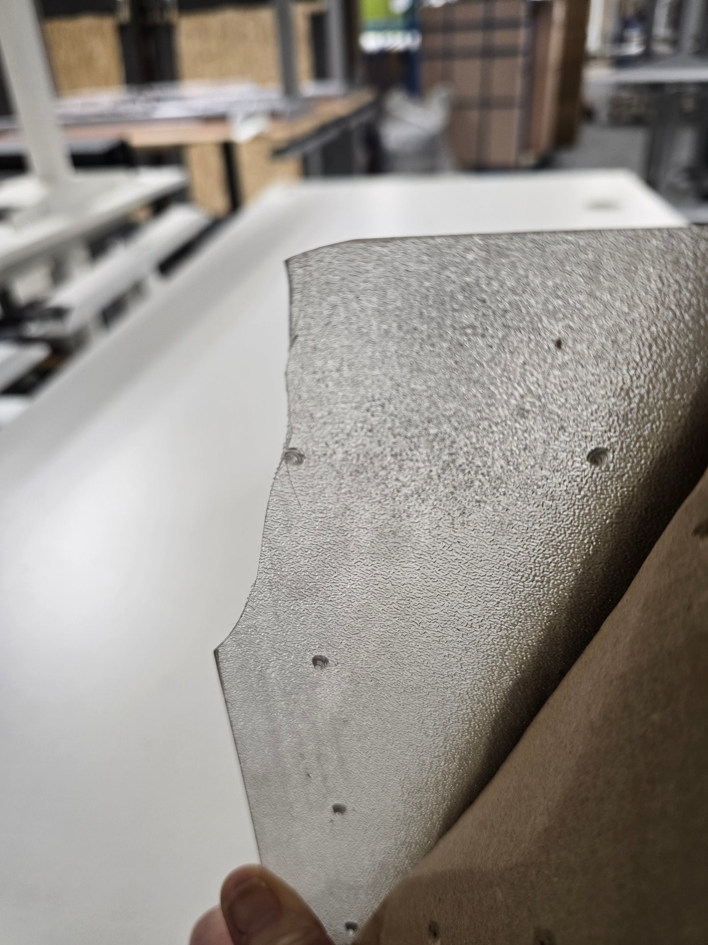 Stolunderlag for myke underlag, L150 B120 cm