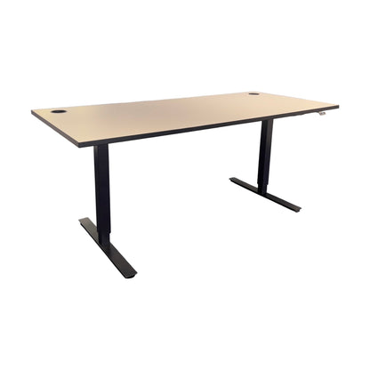 Elektrisk hev/senk skrivebord, 180x80 cm, hvit, Edsbyn