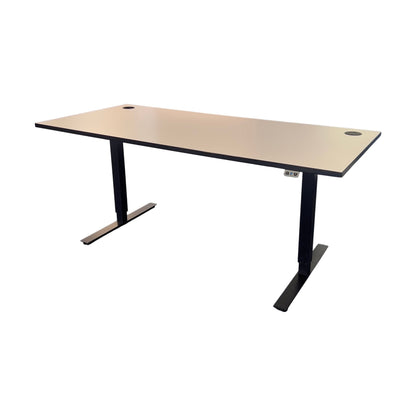 Elektrisk hev/senk skrivebord, 180x80 cm, hvit, Edsbyn