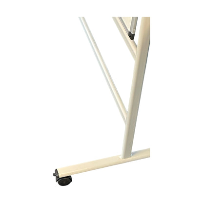 Hvit roterbar whiteboard, 180x57x160 cm