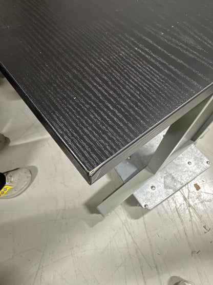 Helt nytt | Moderne svart skrivebord Prima med slitesterk overflate