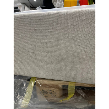 Odine seng med oppbevaring, beige, 120x200 cm