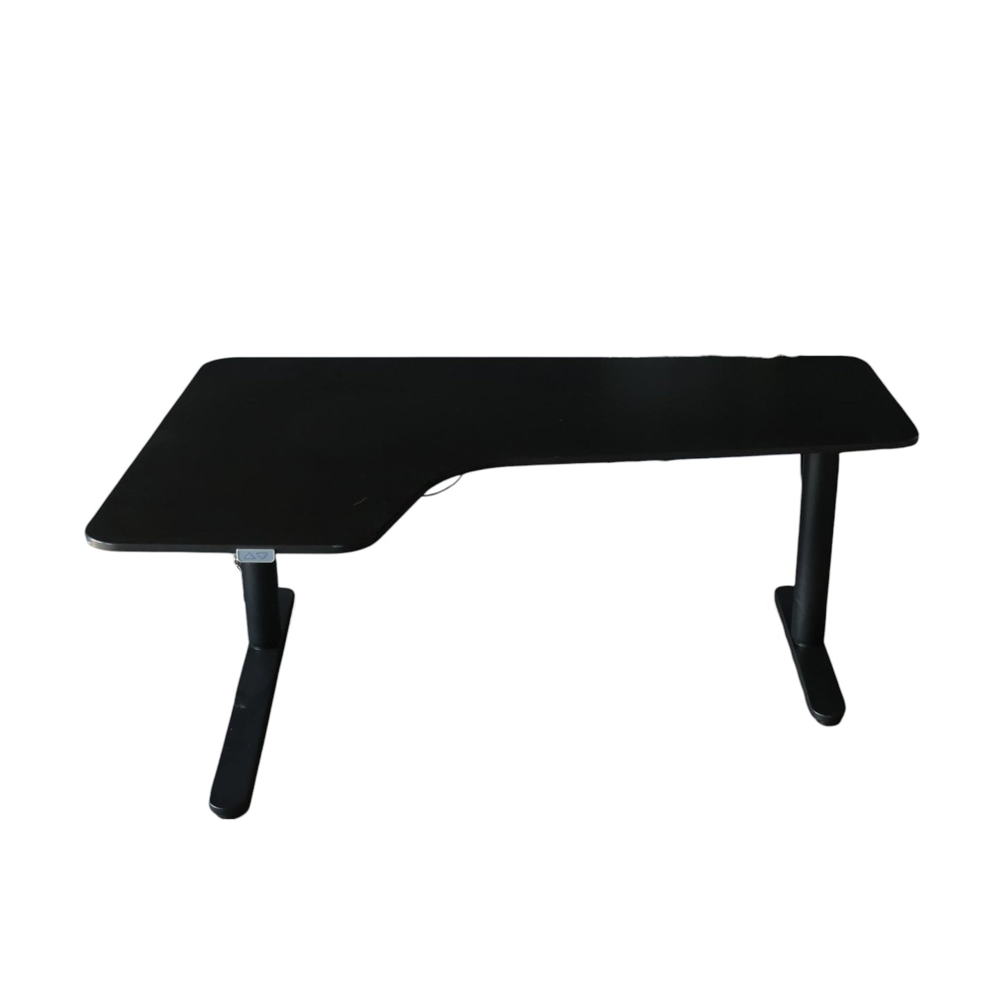 IKEA Bekant skrivebord m/ venstresving, el hev/senk, 160cm