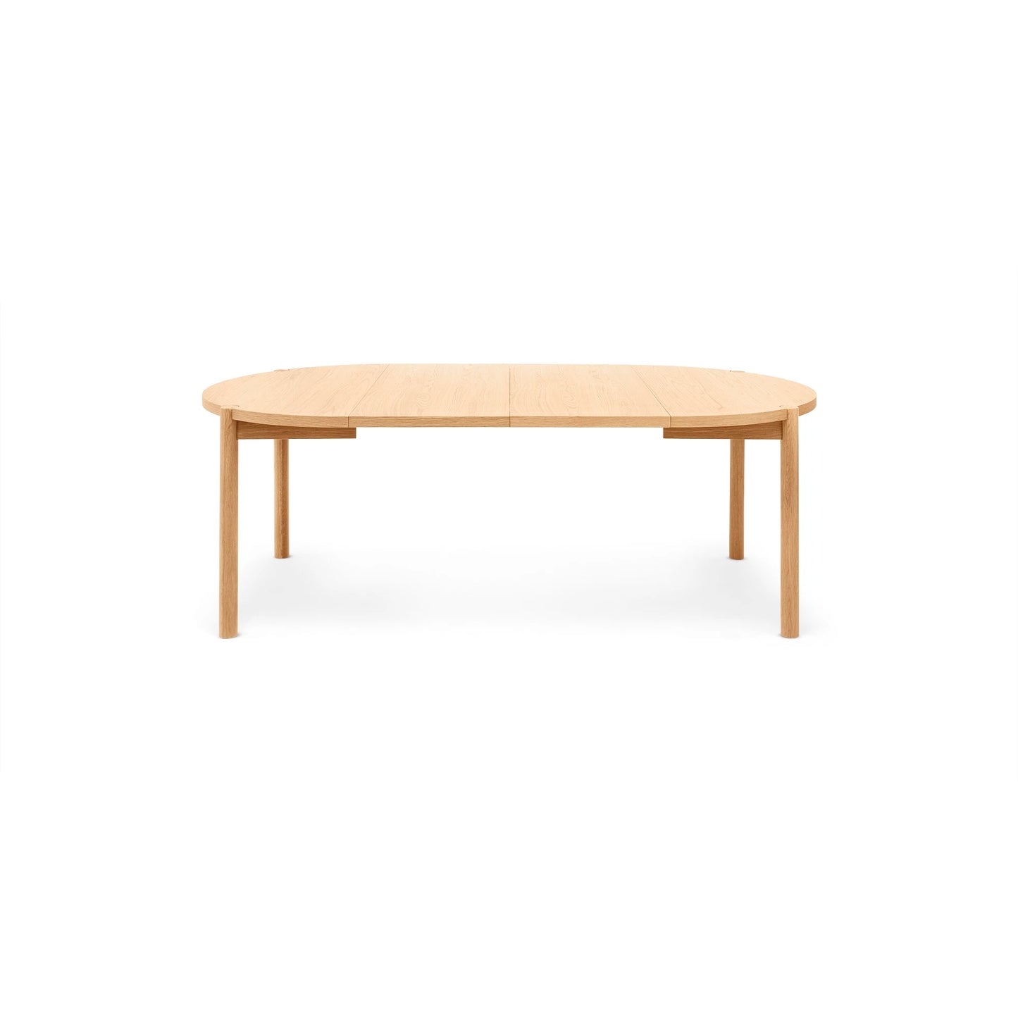 Owen spisebord fra SOFACOMPANY med tilleggsplater, Ø 120 cm, eik
