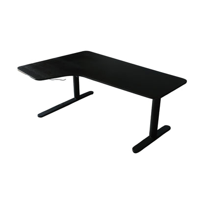 IKEA Bekant skrivebord m/ venstresving, el hev/senk, 160cm