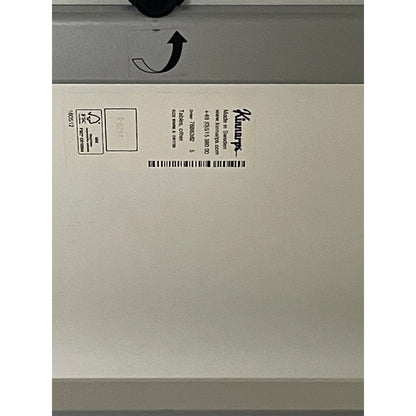 Kinnarps klappbord, hvit laminat, 140x70 cm