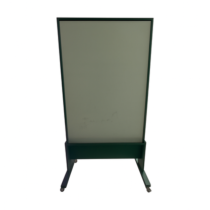 Selvstående whiteboard m/hjul, 100x205 cm
