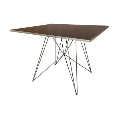 Samtalebord fra Vitra, sort MDF, 100x100 cm