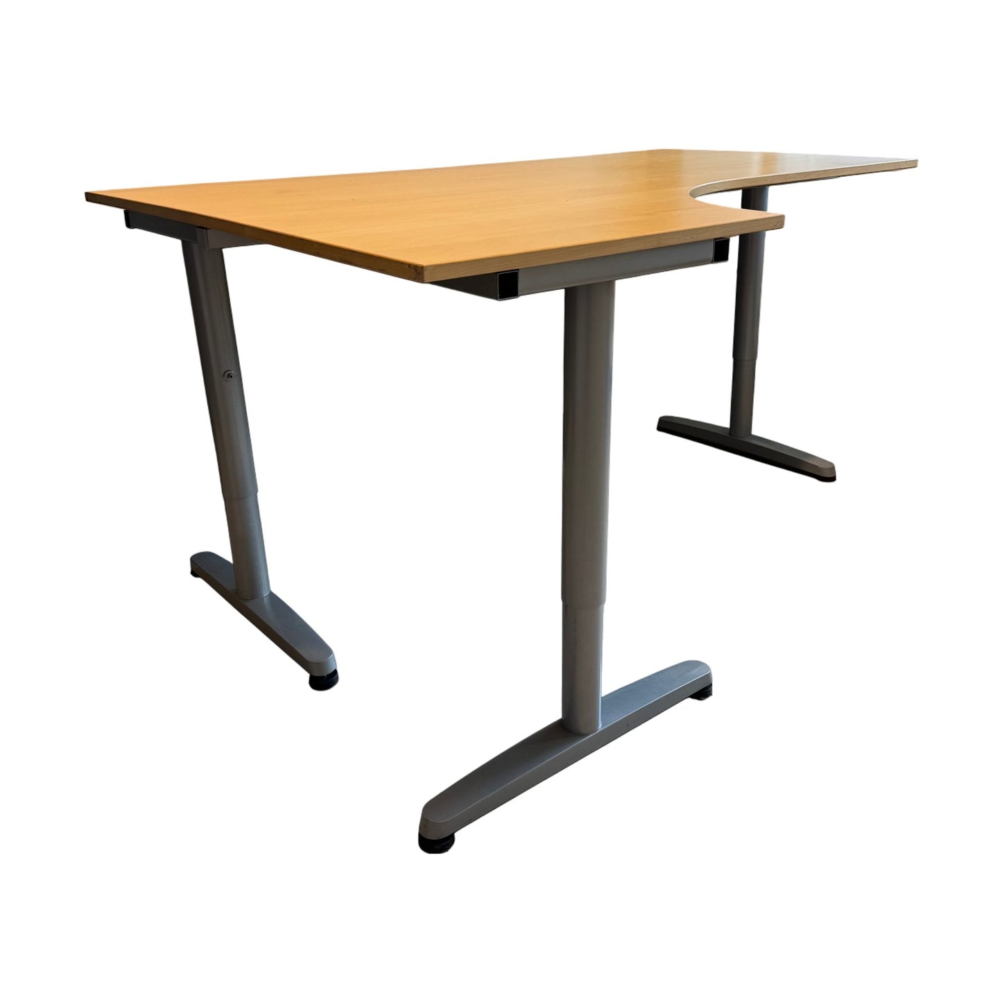 GALANT skrivebord, 160x120 cm, venstrevendt, IKEA