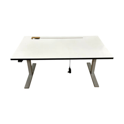 El hev/senk bord fra Linak, hvit, 140x80 cm