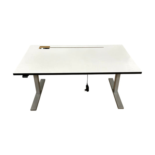 El hev/senk bord fra Linak, hvit, 140x80 cm