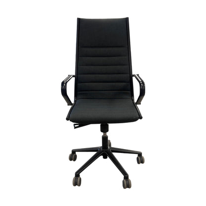 Executive møtestol fra Sitland, grå, komfortabel