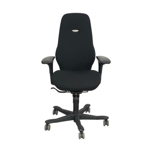 Kinnarps Synchrone 8000, helsort m/armlener