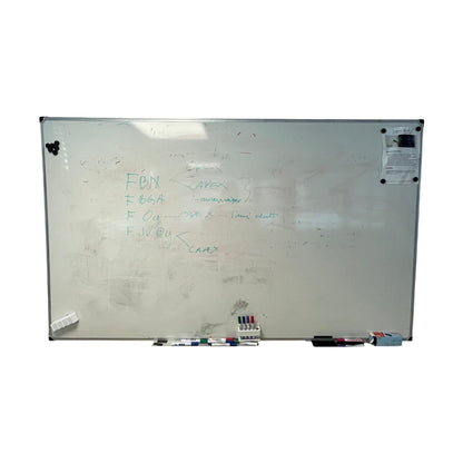 Whiteboard plast hvit vegghengt, 200x2x120 cm