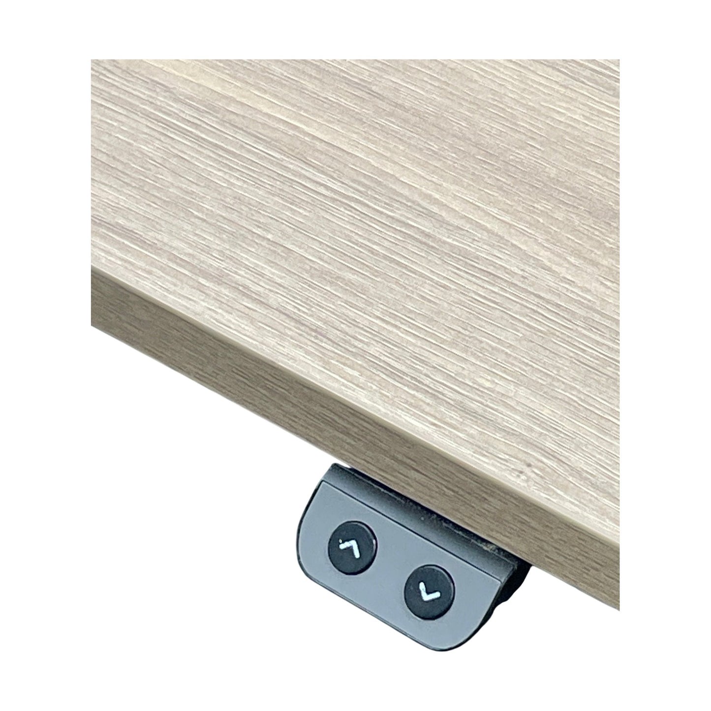 EFG elektrisk hev/senk skrivebord, trefarget, 140x80 cm