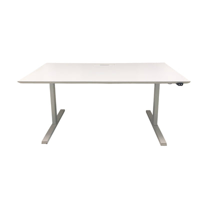 Elektrisk hev/senk skrivebord 160x90 cm, helhvit