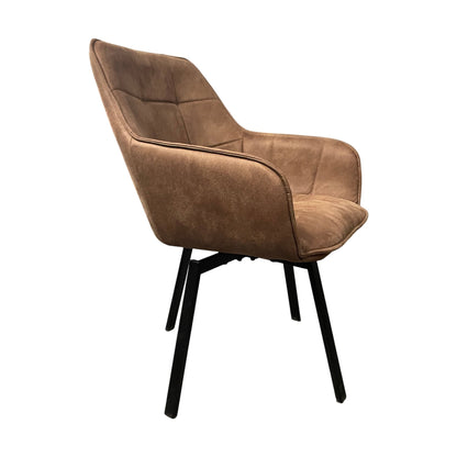 Carro spisestol, brun