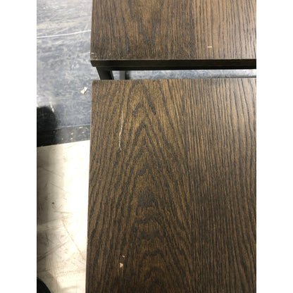 Metro settbord fra A-Møbler, røkpigmentert eik