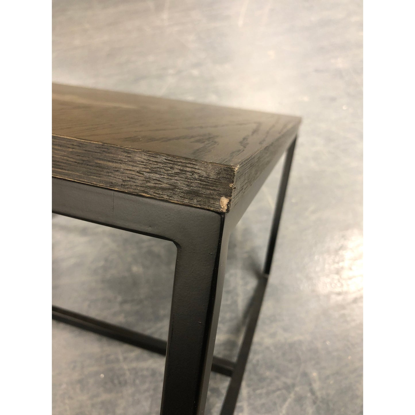 Metro settbord fra A-Møbler, røkpigmentert eik