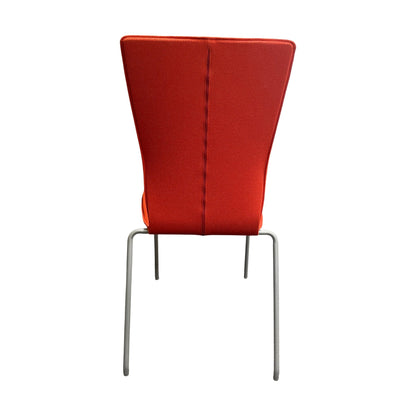 EFG konferansestol fra EFG, rød, stablebar