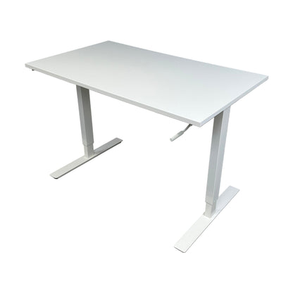 Trotten skrivebord fra IKEA, hvit laminat, 120x70 cm