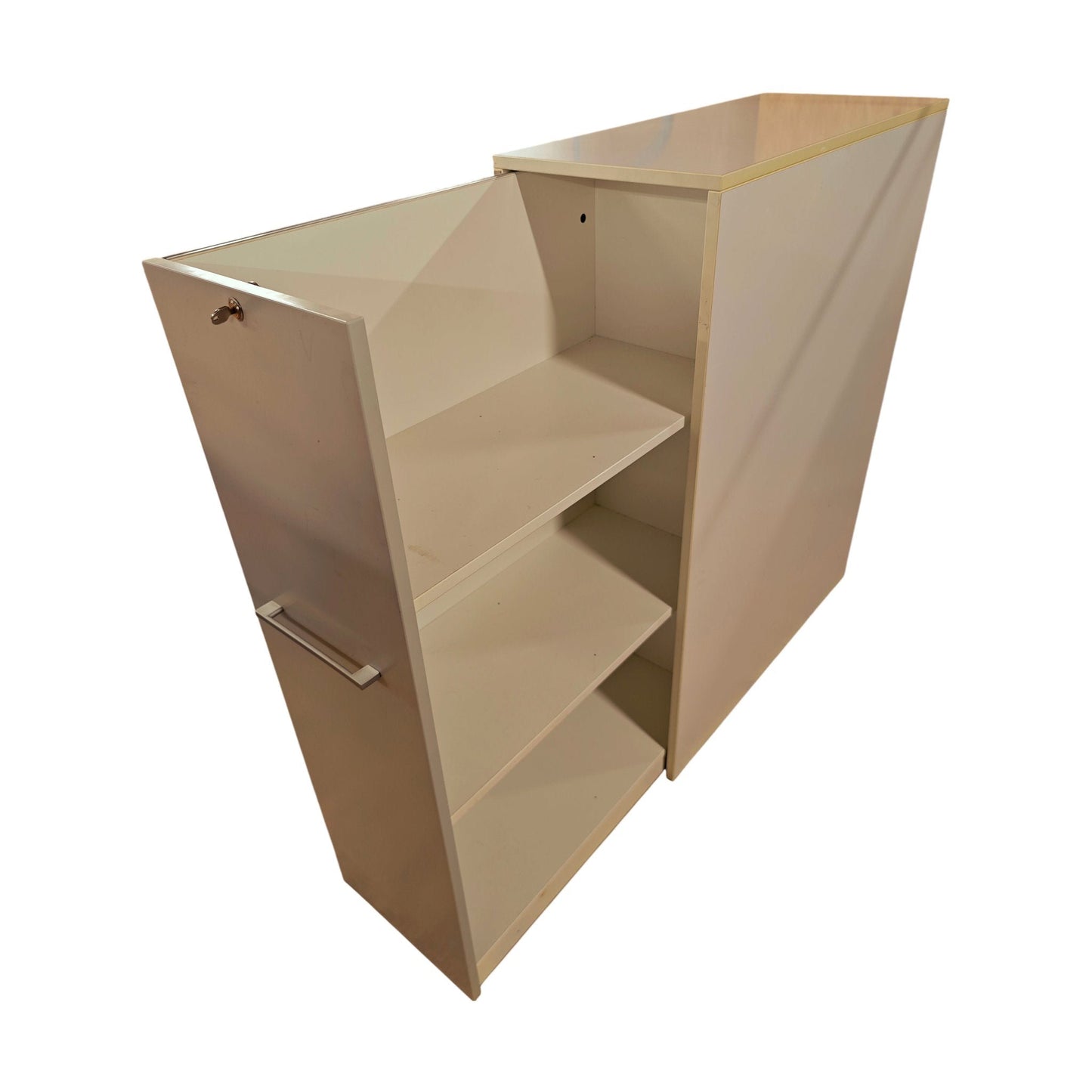 Tårnskap fra Dencon, høyreåpning, grå