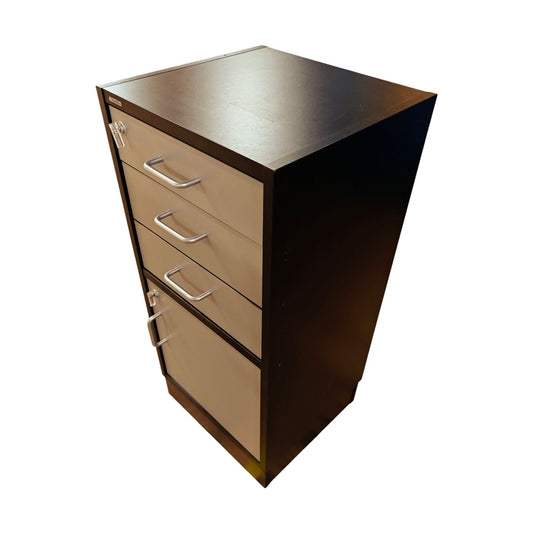 Skuffeseksjon fra Svenheim, 4 skuffer, sort