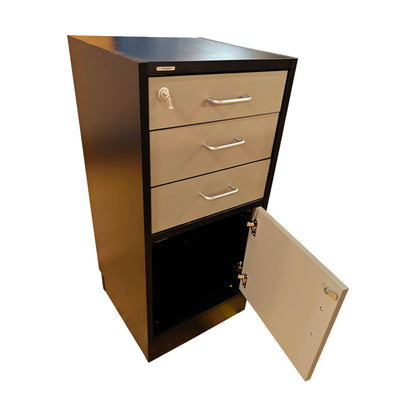 Skuffeseksjon fra Svenheim, 4 skuffer, sort