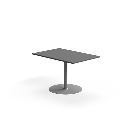 Ileggsplate FLEXUS møtebord fra AJ Produkter, grå/sølv, 800x1200 mm