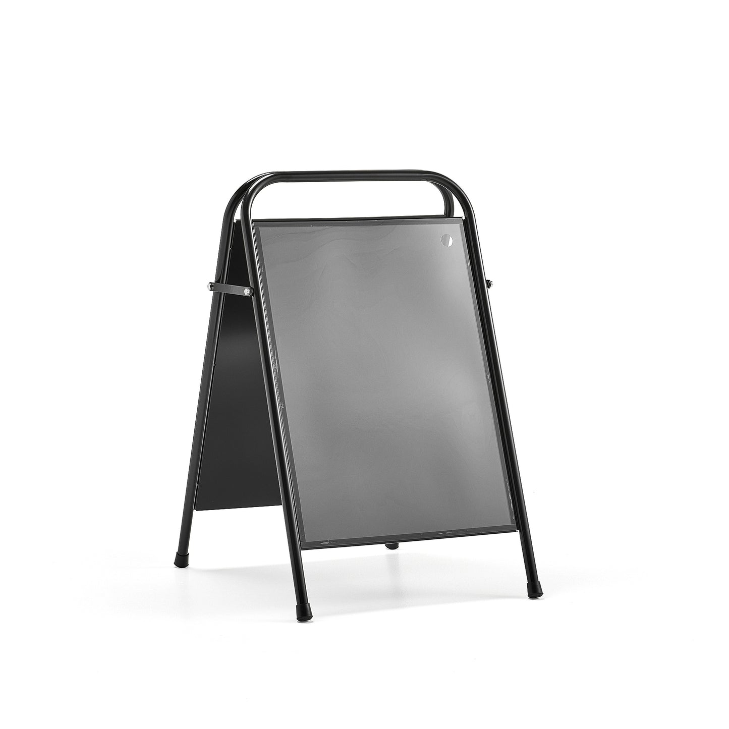 Skiltstativ, H1040 mm, plakatstr. 500x700 mm, svart fra AJ Produkter